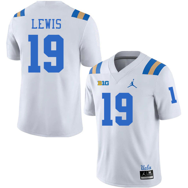 Marcedes Lewis UCLA Jersey,UCLA Bruins #19 Marcedes Lewis Jersey Youth College Football-White